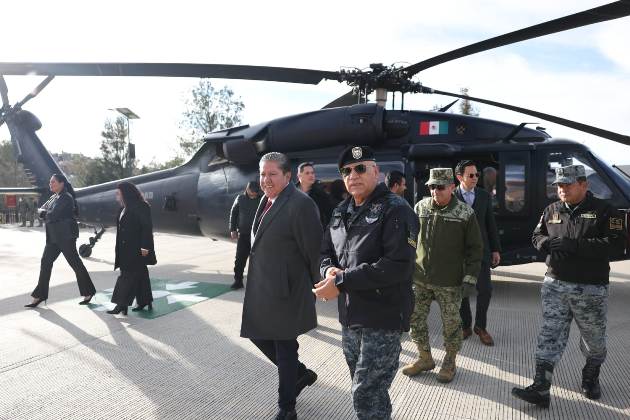 Al frente, el mandatario estatal y el titular de la SSP WhatsApp Image 2026 01 26 at 1.03.02 PM