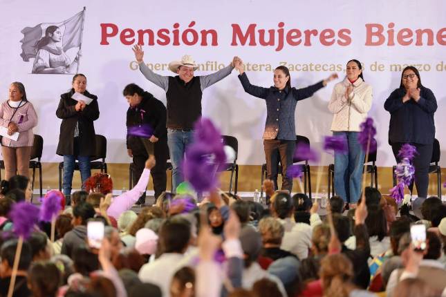 La Presidenta de México reconoció el trabajo del mandatario David Monreal WhatsApp Image 2026 03 28 at 8.08.32 PM