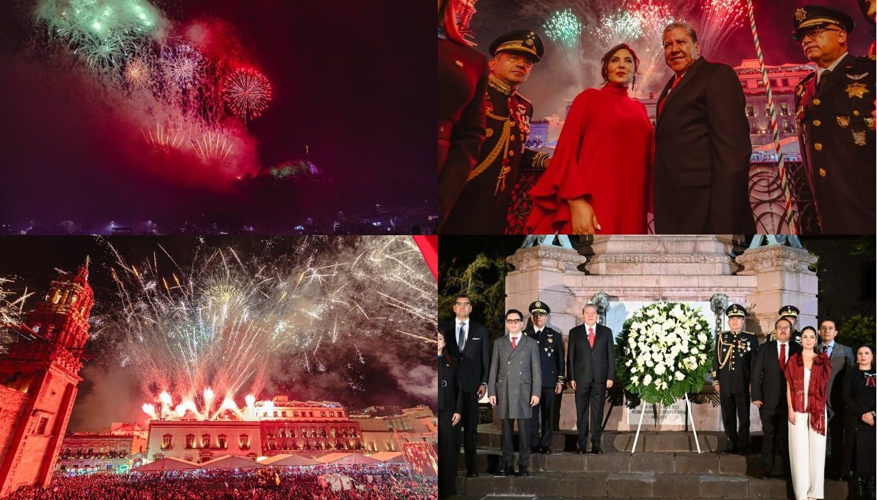 Imágenes de la ceremonia del grito de Independencia en Plaza de Armas ceremonia del grito