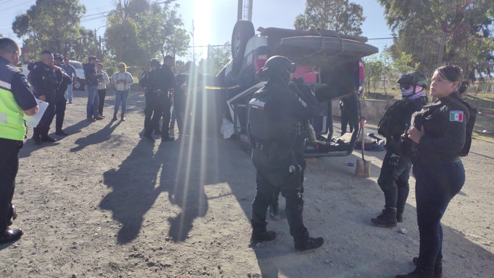 Se descontroló en una curva dos lesopnadps