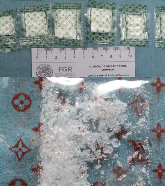 Les hallaron dosis de drogas diversas (foto FGR) dosis de drogas