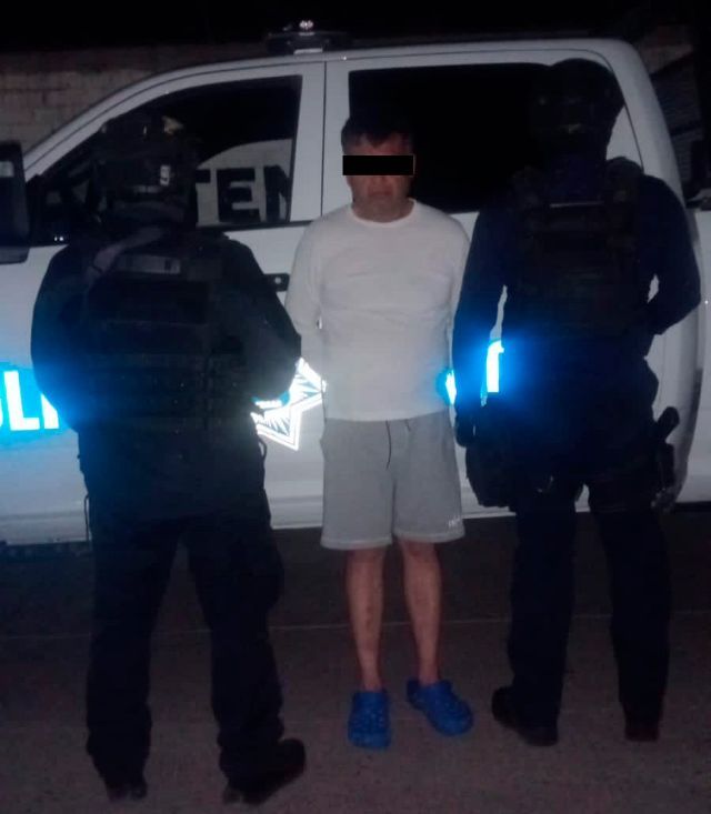 El detenido, Juan Manuel 'N' hombre de 51