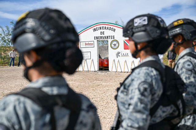 incineracion metanfetaminas