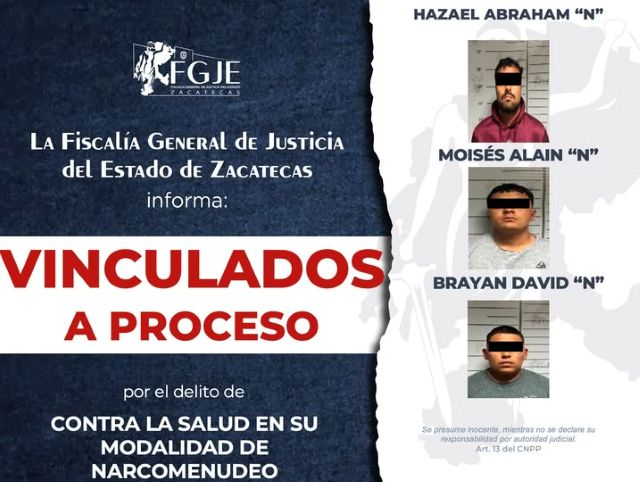 La FGJEZ informó de la resolución previa al juicio los tres