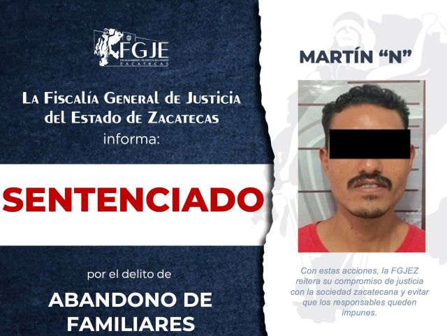 Martín N incurrió en irresponsabilidad con su familia martin n