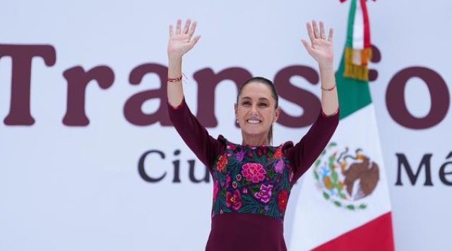 La presidenta de la República en su mensaje e informe a la nación, a un año de tomar posesión presidenta Sheinbaum