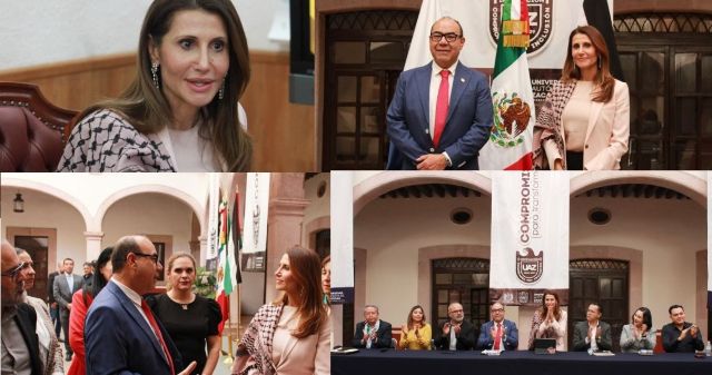 Conferencia magistral “La situación actual y perspectiva de la lucha del pueblo palestino por su libertad, su soberanía y su autodeterminación”. recpcion nadya layla