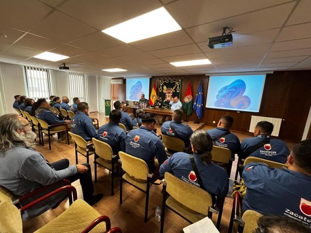 Actividades de las y los oficiales que formaron esta delegación temas capacitacion