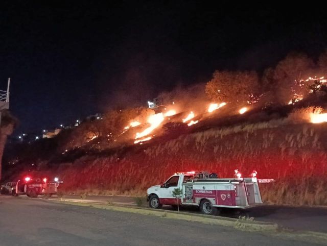 foto de incendio en la O M