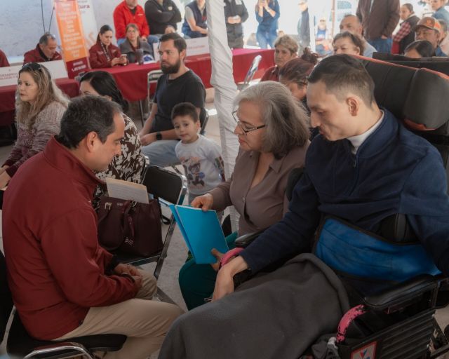 Foto de la audiencia del alcalde de Guadalupe gente gete