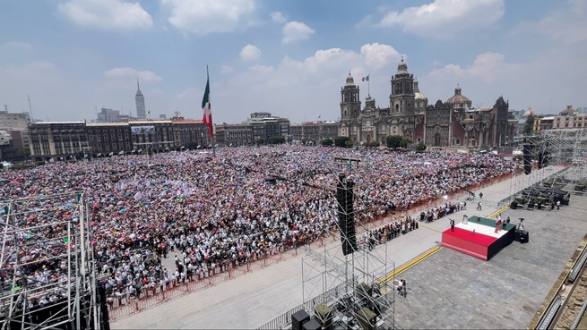 2024 09 01 Presidente AMLO Sexto Informe de Gobierno Zocalo Ciudad de México Foto 20 2048x1152