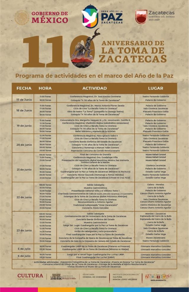 actividades la toma