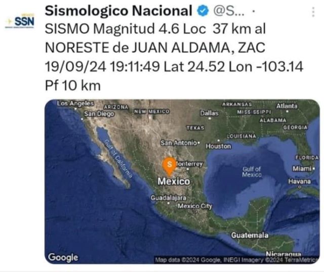 sismo Proteccion Civil