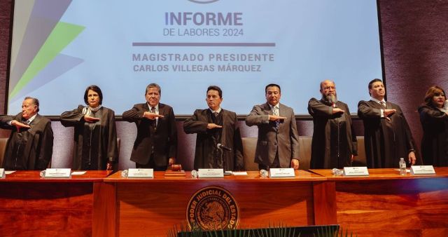 informe del presidente TJEZ