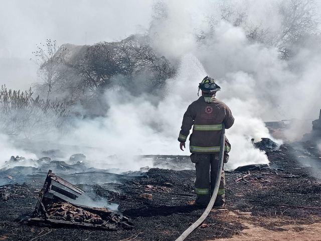 mina azul incendio