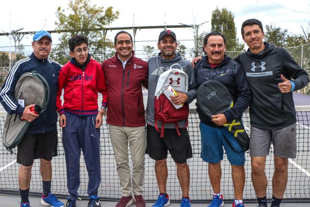 tenistas con alcalde