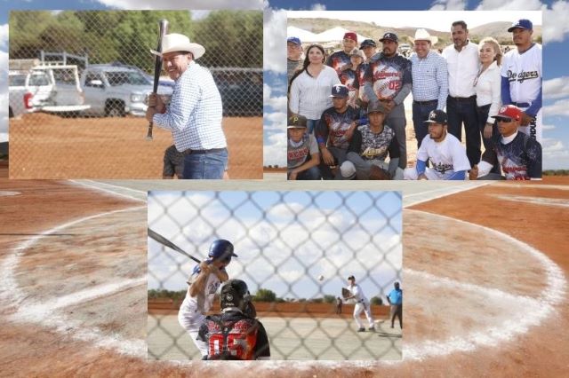 cacha de beisbol en Sauceda