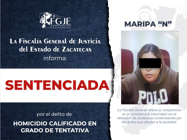 Ficha emitida por la FGJEZ Fiscalia general de justicia