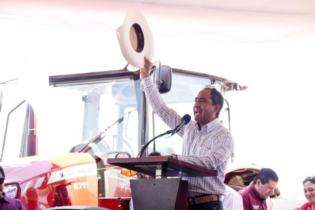 El presidente municipal de Guadalupe Saldivar Alcalde