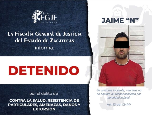 jaime n detenido
