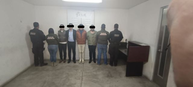 son ocho detenidos