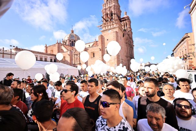 multitud de corredores