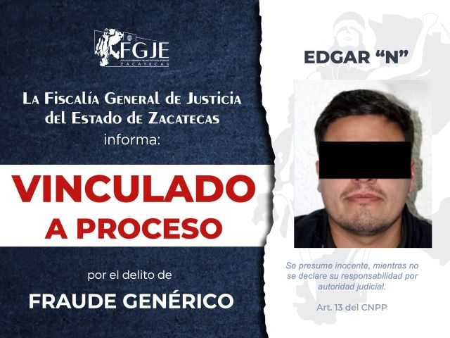Gráfica emitida por la FGJEZ vinculacion a proc