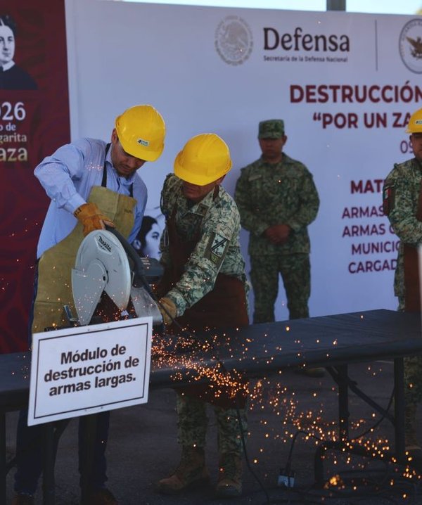 Método usado para destruir las armas