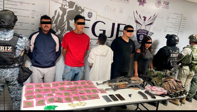 Detenidos durante operativo en el Centro de Zacatecas