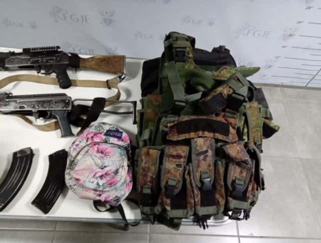 Vehículos asegurados durante el operativo