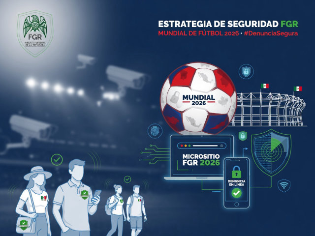 FGR prepara estrategia de seguridad y denuncias para el Mundial 2026