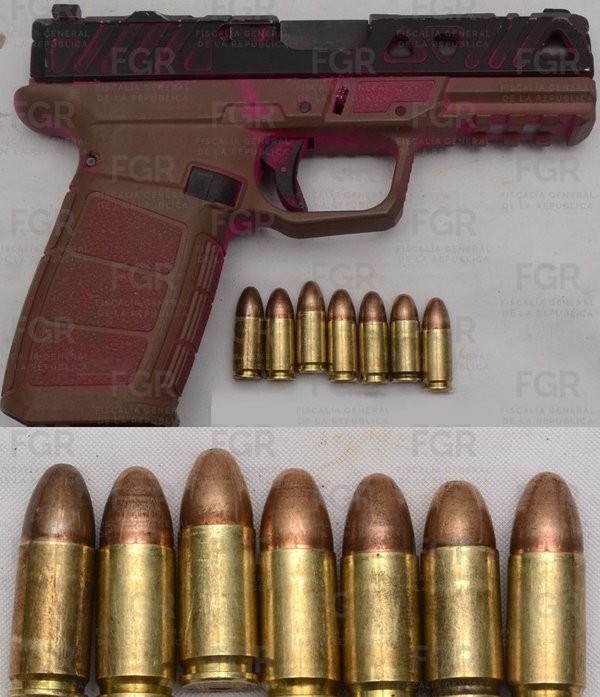 pistola y balas