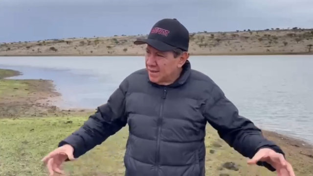 Recorre Gobernador presas; pronostica buen ciclo agrícola