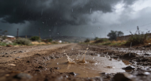Lluvias fuertes en Zacatecas