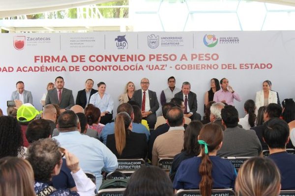 Acto realizado en la Unidad Académica de Odontología de la UAZ