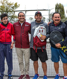 tenistas con alcalde