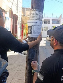 En comunidades de Valparaíso colocaron cédulas de búsqueda