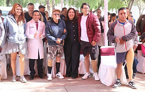 Beneficiarios principalmente de protesis de pierna