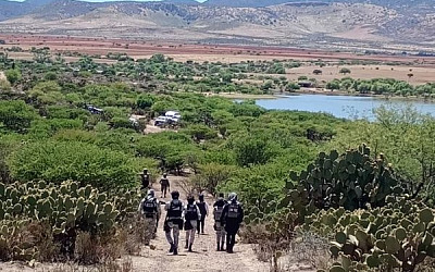 Buscadores se adentraron en varios predios