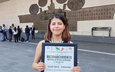 547 2026 Estefanía Contreras recibe reconocimiento nacional al Mérito Estudiantil 2026 en la Cámara de  (8)