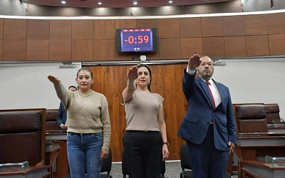 Rindieron protesta ante el Poder Legislativo