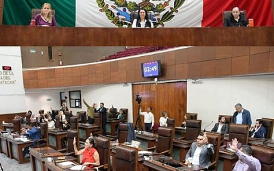 Sesión del pleno del Poder Legislativo