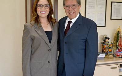 Verónica Díaz Robles y Ulises Mejía Haro