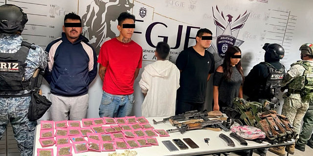 Detenidos durante operativo en el Centro de Zacatecas