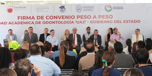 Acto realizado en la Unidad Académica de Odontología de la UAZ